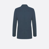 Double-Breasted Jacket with Buttoned Strap