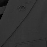 Double-Breasted Jacket with Buttoned Strap