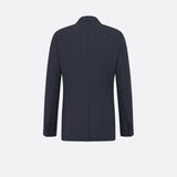 Double-Breasted Jacket with Buttoned Strap