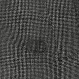 Micro-Houndstooth Harrington-Shape Jacket