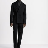 Oblique Jacket with Buttoned Strap and CD Icon Embroidery