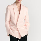 Jacket with Shawl Collar and Removable Bow