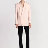 Jacket with Shawl Collar and Removable Bow