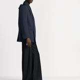 Jacket with Shawl Collar and Removable Bow