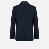 Jacket with Shawl Collar and Removable Bow