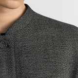 Cropped Jacket with Bomber Collar