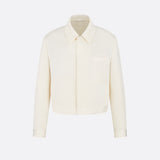 Jacket with Spread Collar