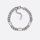 CD Icon Thin Chain Link Bracelet