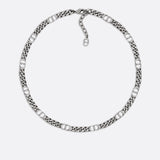 CD Icon Thin Chain Link Necklace