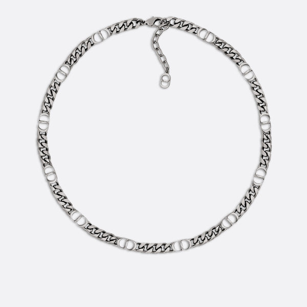 CD Icon Thin Chain Link Necklace