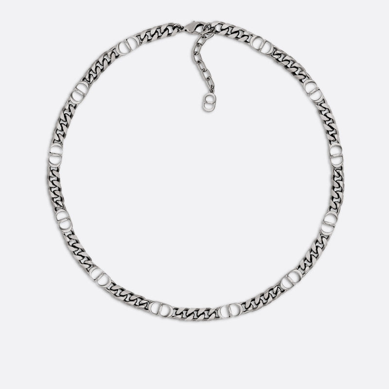 CD Icon Thin Chain Link Necklace