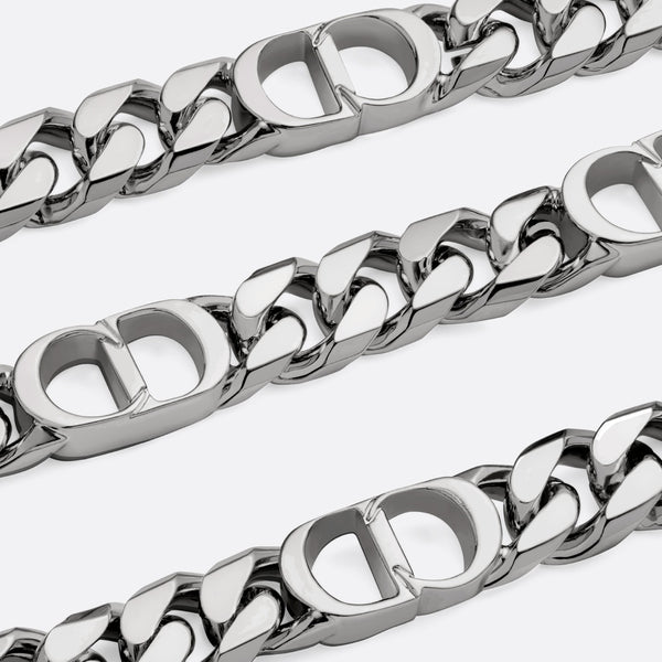 CD Icon Thin Chain Link Necklace