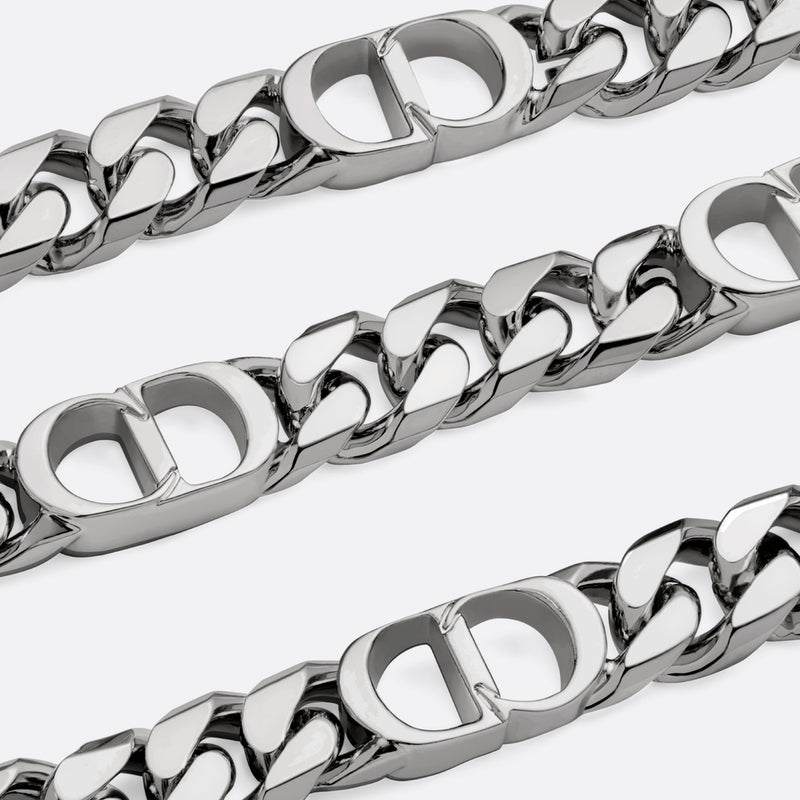 CD Icon Thin Chain Link Necklace