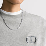 CD Icon Thin Chain Link Necklace