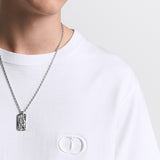 Dior Oblique Plate Pendant Necklace