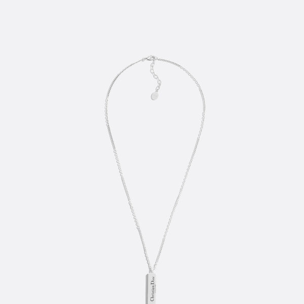 Christian Dior Couture Cut Plate Pendant Necklace