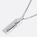 Christian Dior Couture Cut Plate Pendant Necklace
