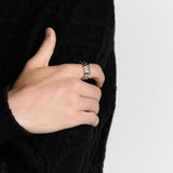 CD Icon Chain Link Ring