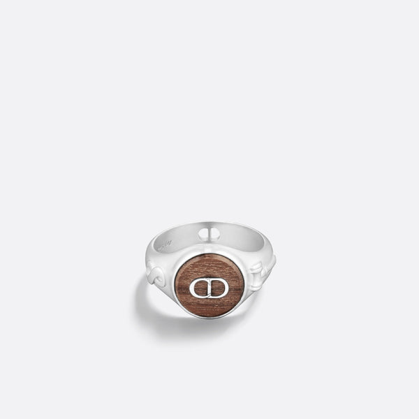 Knock on Wood Signet Ring