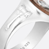 Knock on Wood Signet Ring