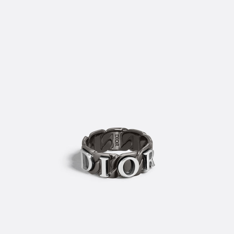 Dior Contrast Chain Link Ring