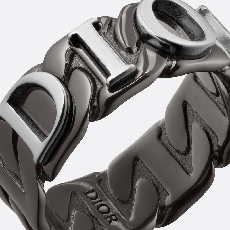 Dior Contrast Chain Link Ring