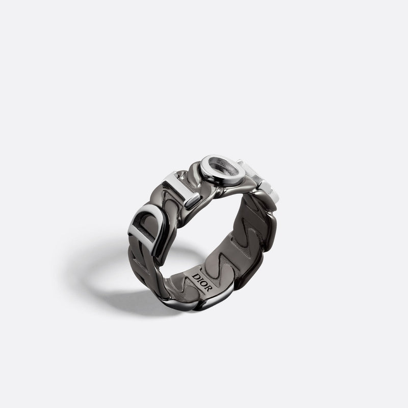Dior Contrast Chain Link Ring