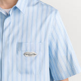 Short-Sleeved Shirt with Christian Dior Paris Tag