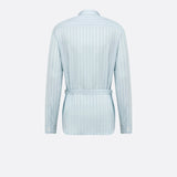 Shirt with Embroidered Micro Tie