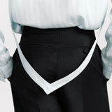 Shirt with Embroidered Micro Tie