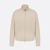 Zipped Shirt with Christian Dior Couture Embroidery