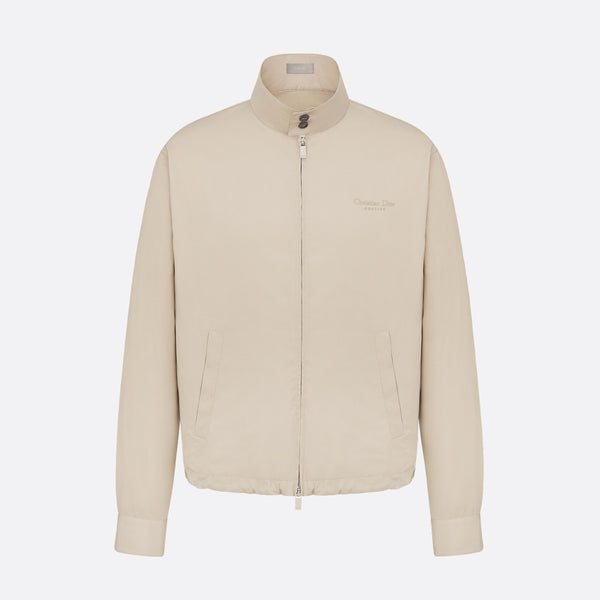 Zipped Shirt with Christian Dior Couture Embroidery