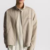 Zipped Shirt with Christian Dior Couture Embroidery