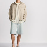 Zipped Shirt with Christian Dior Couture Embroidery