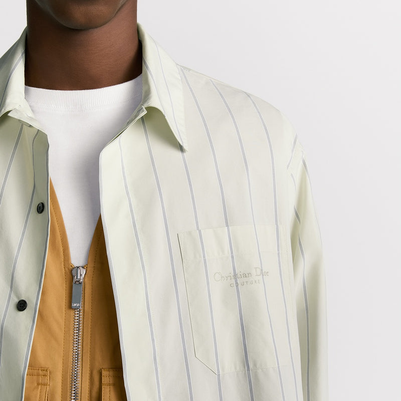 Shirt with Christian Dior Couture Embroidery