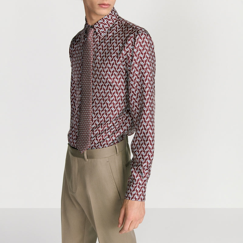 Shirt with Dior Entrelacé Motif