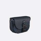 Mini Saddle Messenger Bag with Flap
