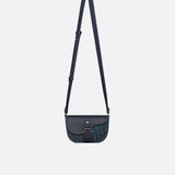 Mini Saddle Messenger Bag with Flap