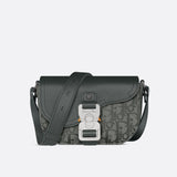 Mini Saddle Messenger Bag with Flap