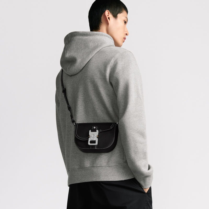 Mini Saddle Messenger Bag with Flap