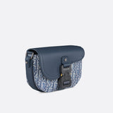 Mini Saddle Messenger Bag with Flap