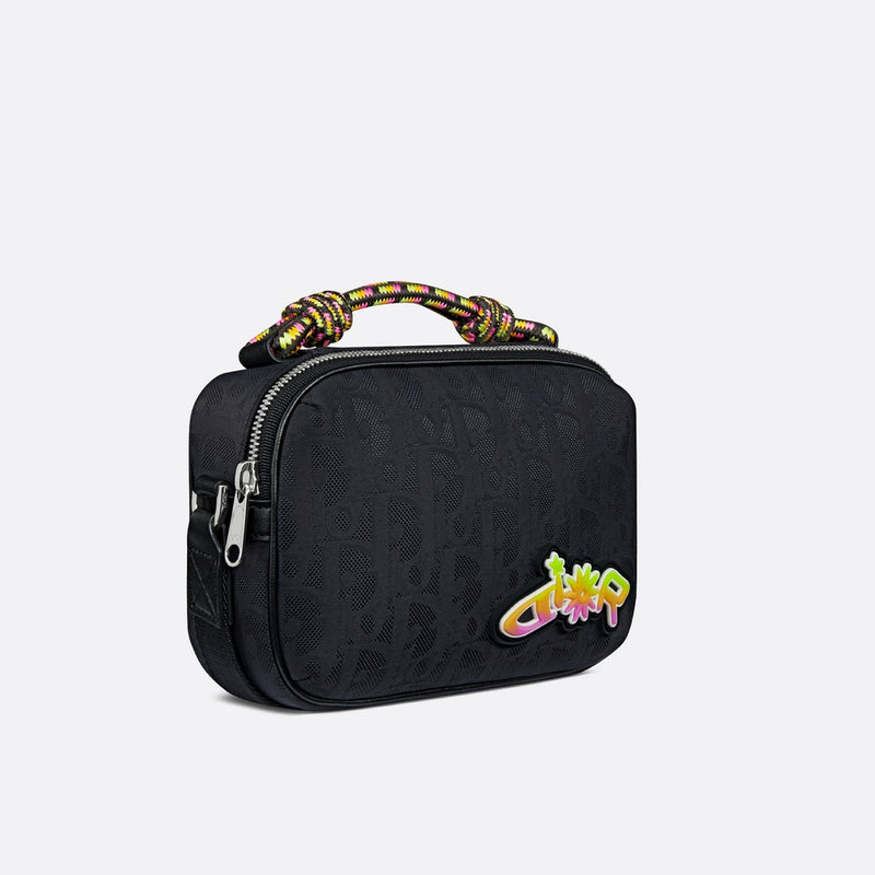 Mini DIOR AND LEWIS HAMILTON Zipped Bag