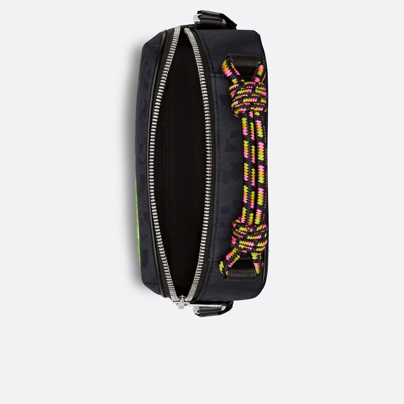 Mini DIOR AND LEWIS HAMILTON Zipped Bag