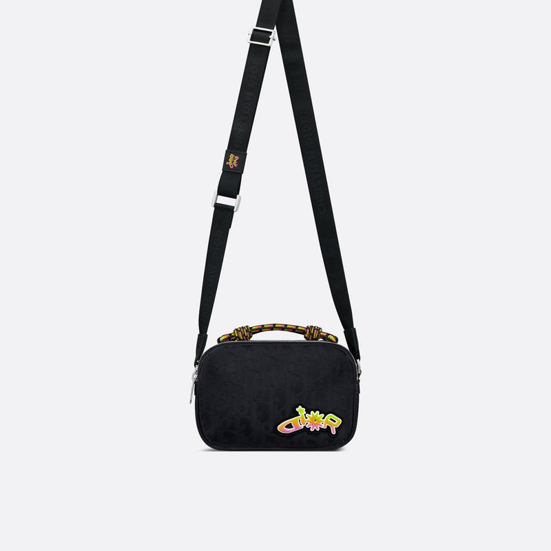 Mini DIOR AND LEWIS HAMILTON Zipped Bag
