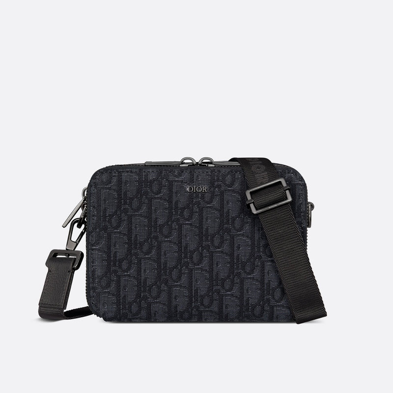 Zipped Pouch with Strap