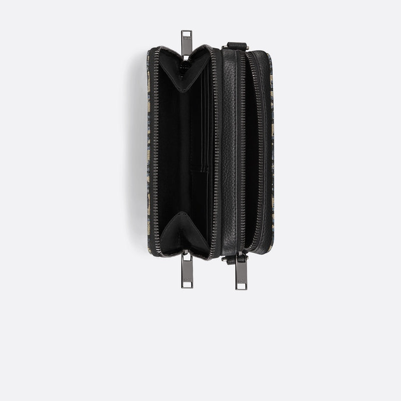 Zipped Pouch with Strap