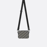 Zipped Pouch with Strap