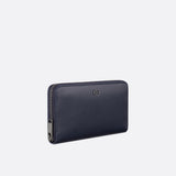 CD Icon Long Zipped Wallet