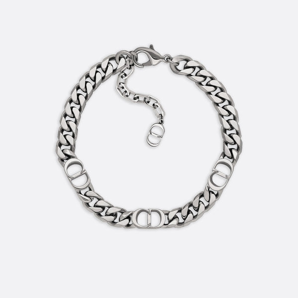 CD Icon Thin Chain Link Bracelet