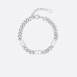 CD Icon Thin Chain Link Bracelet